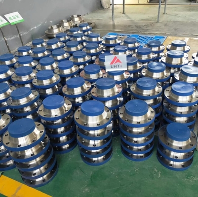 Καλή τιμή ASTM B381 Titanium Gr F2 Φλάντζα λαιμού συγκόλλησης Titanium Gr2 Ανυψωμένη φλάντζα προσώπου BLRF σε απευθείας σύνδεση