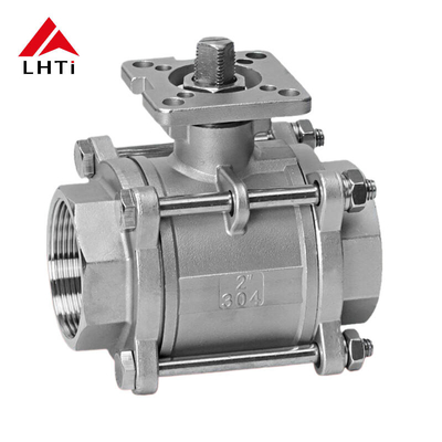Καλή τιμή Δύοπλευρη βαλβίδα σφαίρας ASME DN 15 Gr2 Gr5 Τιτανίου Βιομηχανική βαλβίδα σφαίρας σε απευθείας σύνδεση