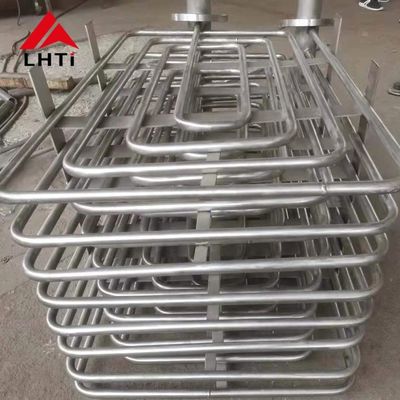Καλή τιμή Ο συμπυκνωτής ASME B338 βαθμολογεί την κάμψη σωλήνων τιτανίου 2 σπειρών σε απευθείας σύνδεση